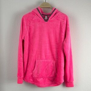 No Boundaries Vibrant Pink Fleece Hoodie